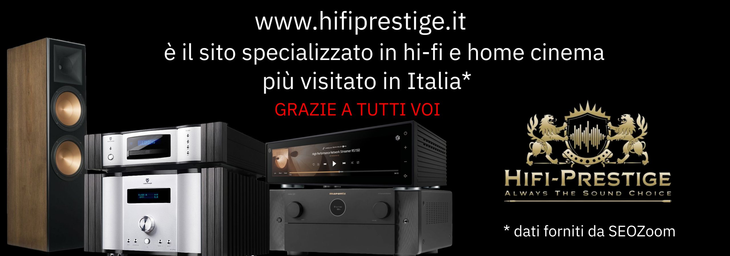 HiFi Prestige: impianti hi-fi e componenti audio